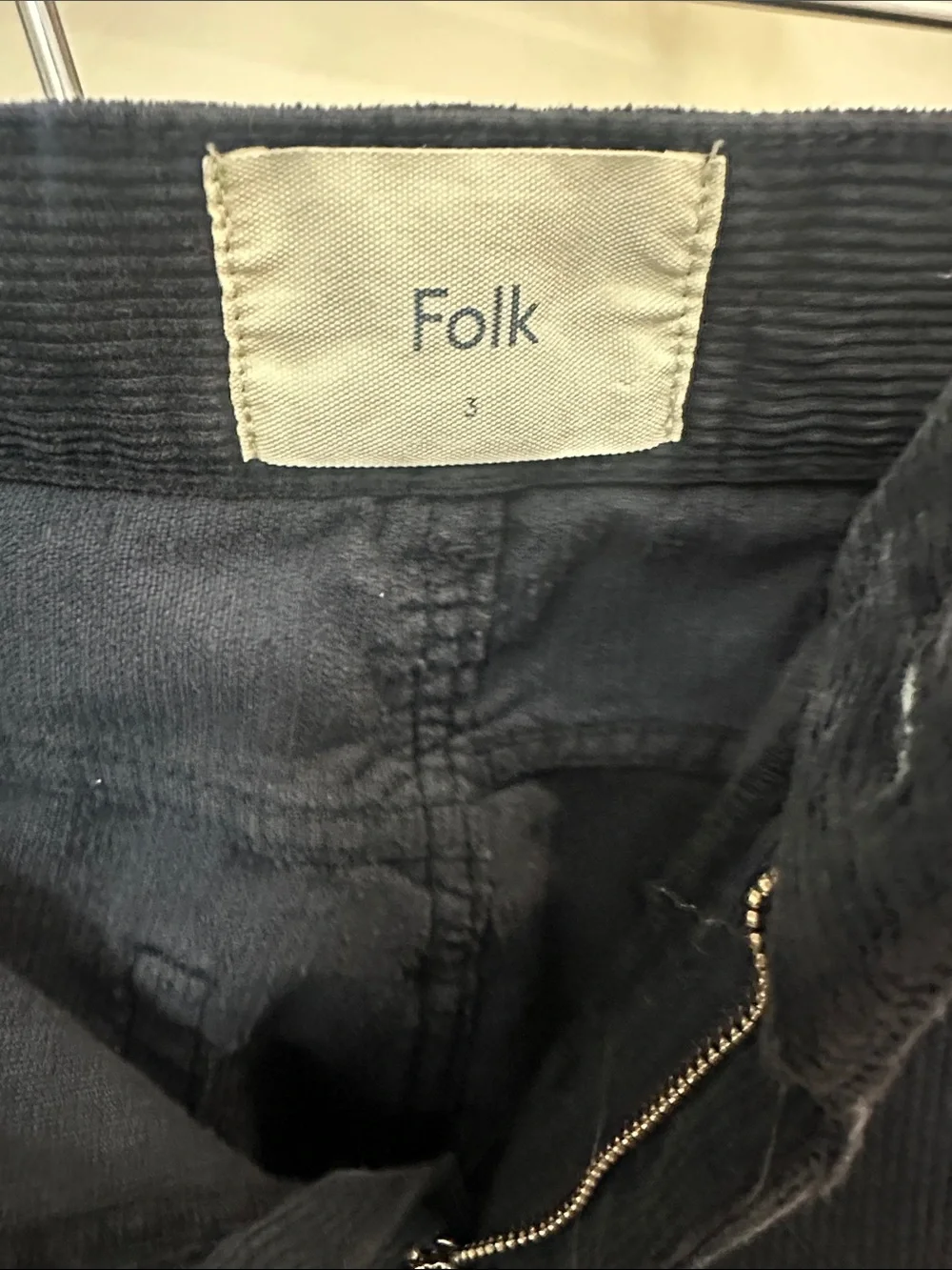 Folk Men’s Relaxed Corduroy Jeans in Navy